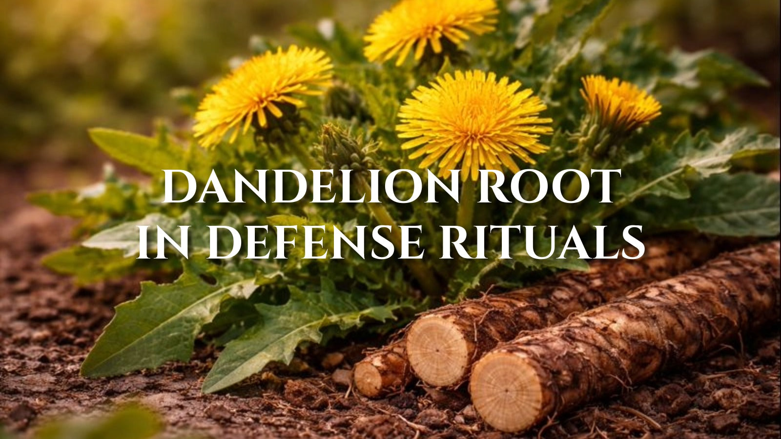 Dandelion Root in Defense Rituals: Earthy Depth and Grounding Notes