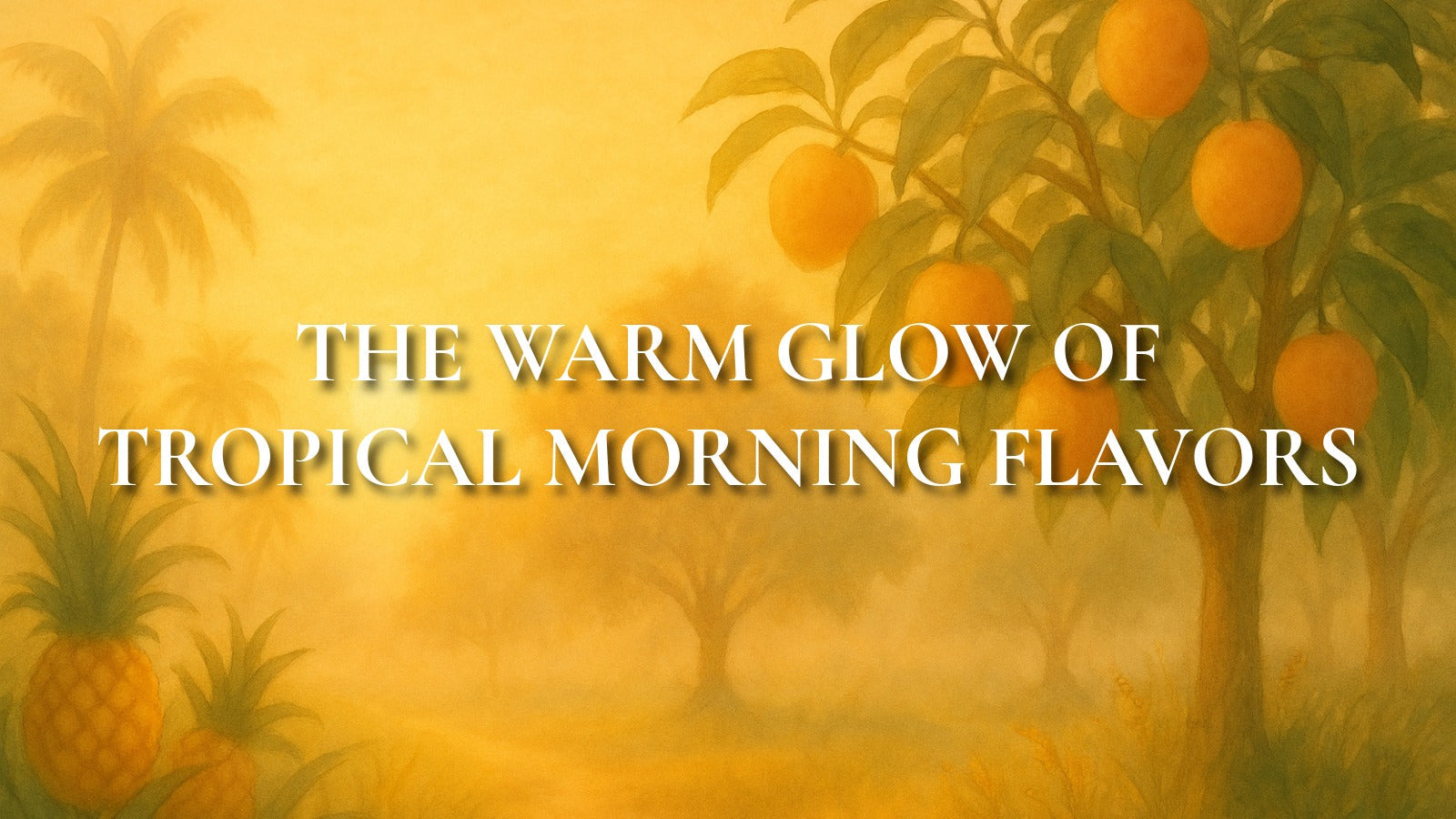 Tropical Morning Flavors: Pineapple, Mango, Coconut