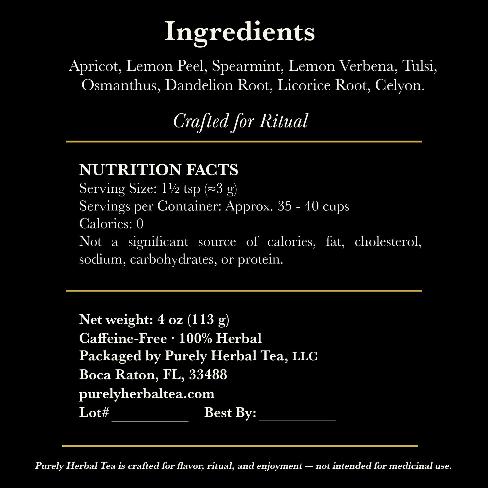 Guardian Spirit™ — Mint Citrus | Defense Ritual Herbal Tea