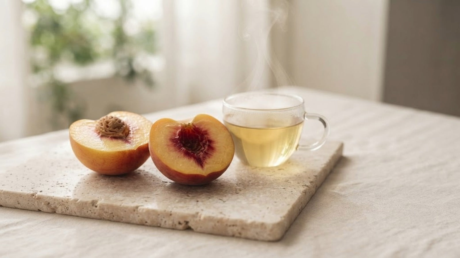 Peach Herbal Tea: Golden Energy for Morning
