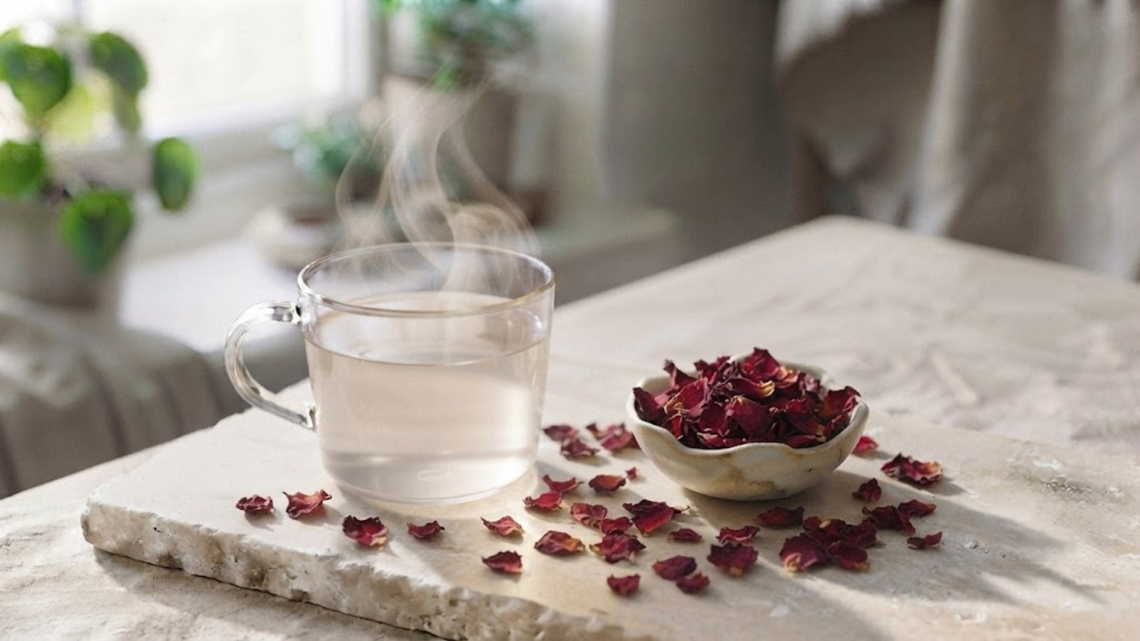 Rose Petal Tea: Soft Floral Morning Energy