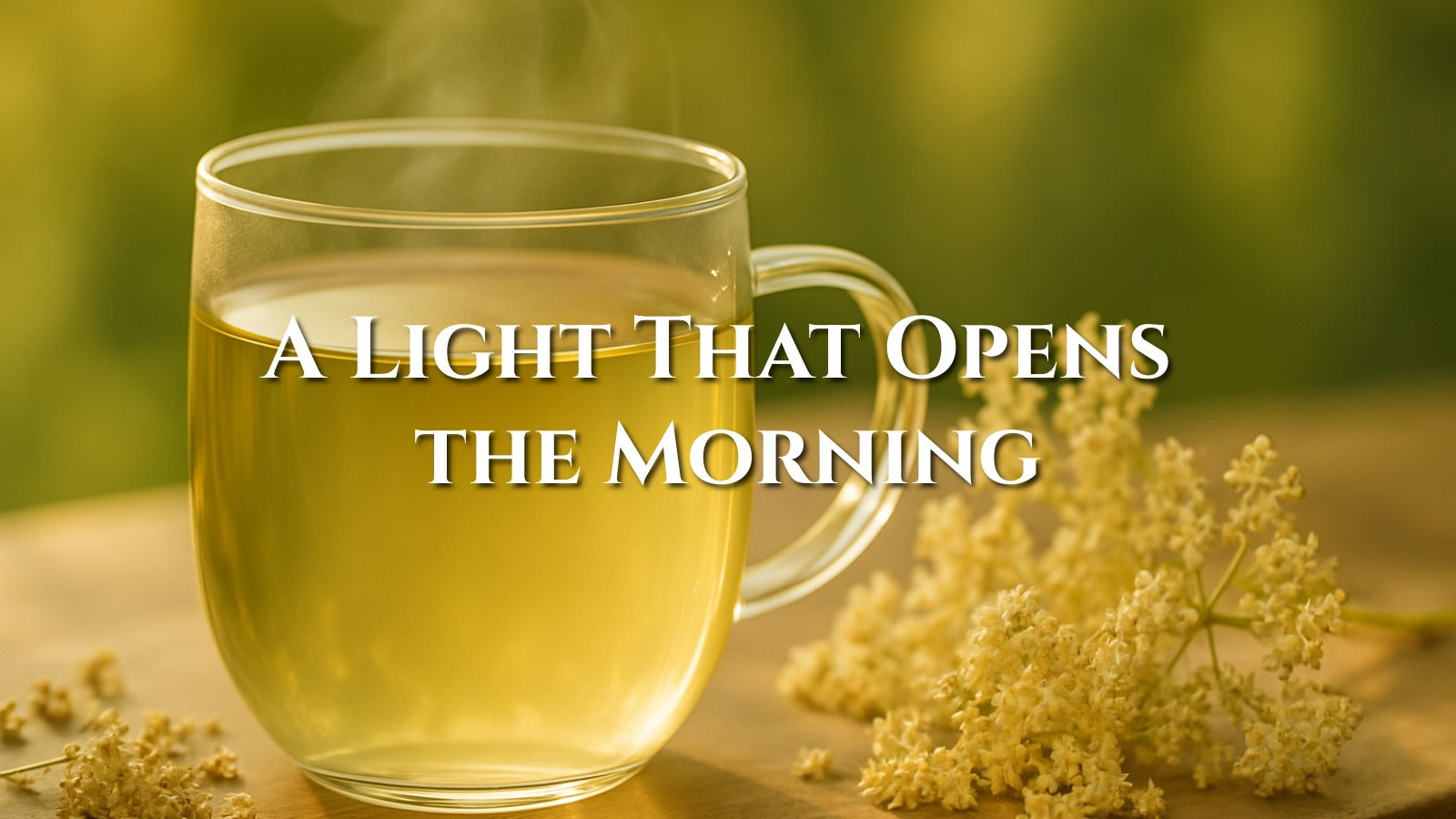 Elderflower Tea: Soft Floral Energy for Morning