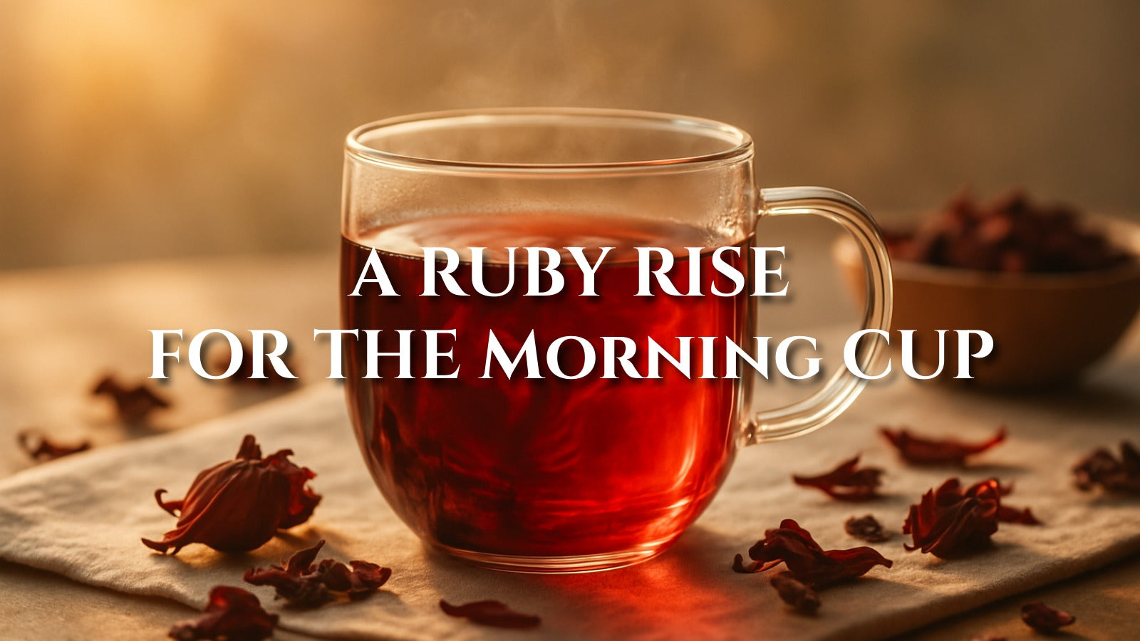 Hibiscus in Morning Tea: Bright Color and Floral Lift