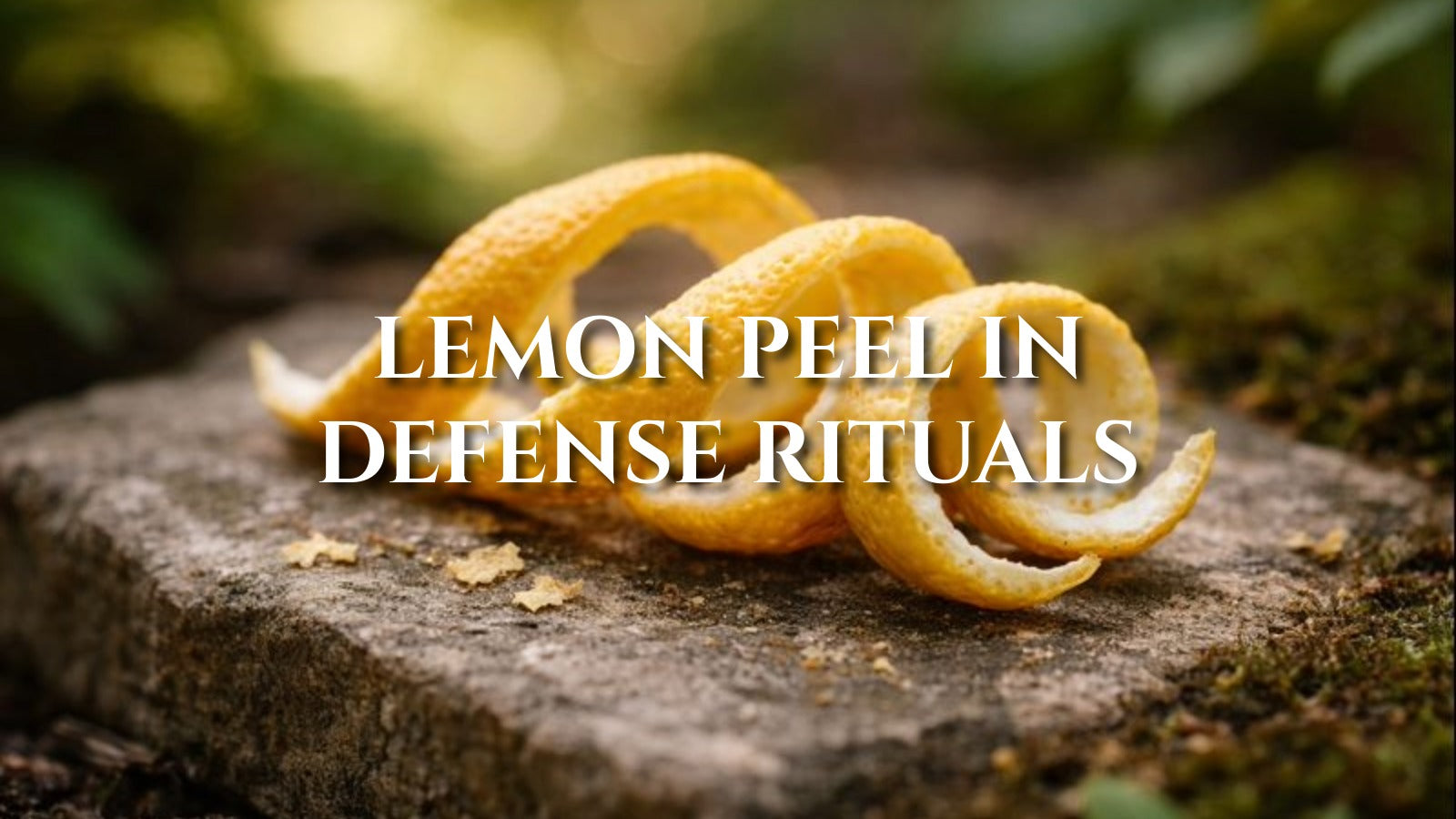 Lemon Peel in Defense Rituals: Bright Citrus Light for Daily Renewal