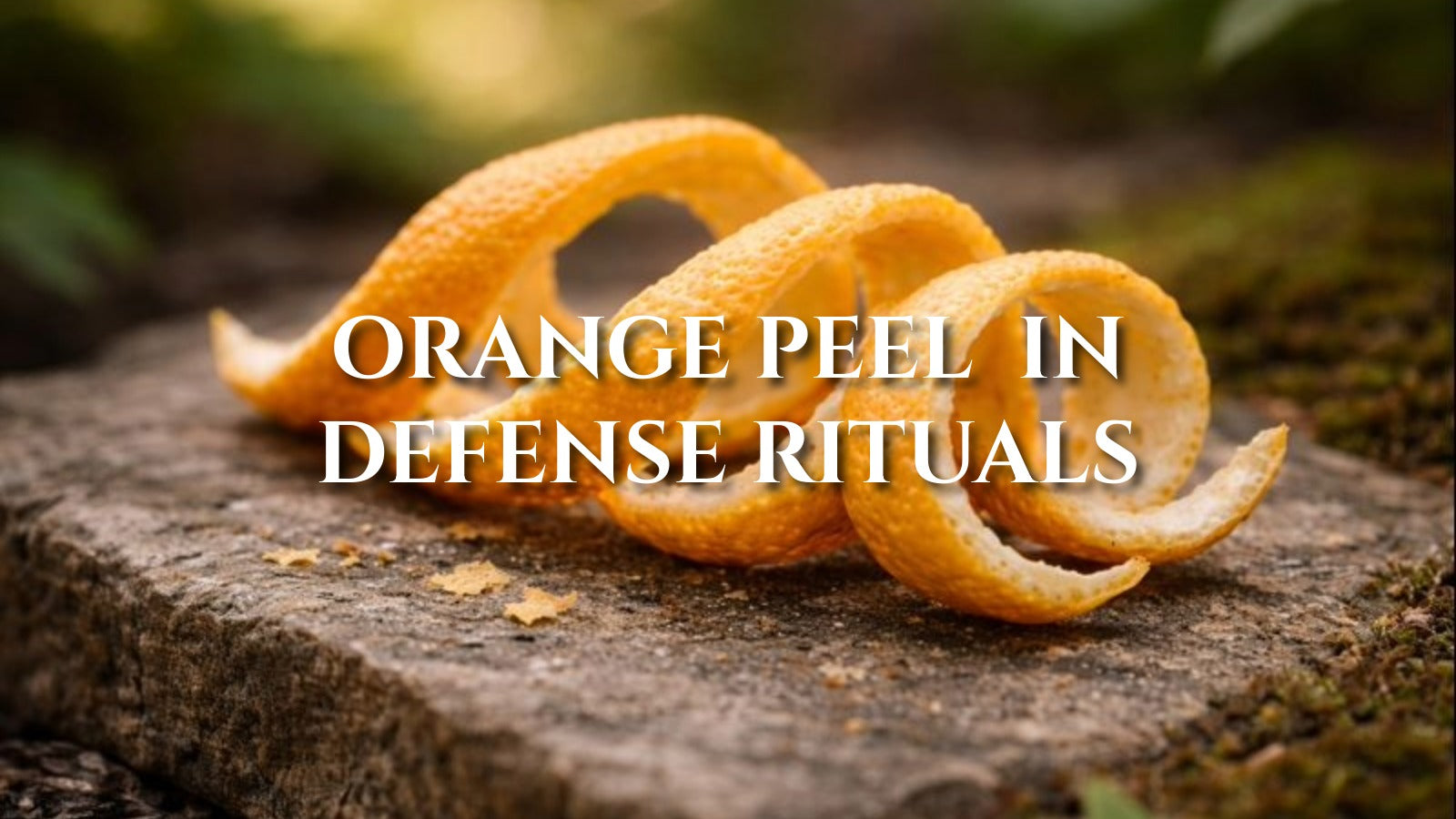 Orange Peel in Defense Rituals: Citrus Glow and Bright Aromatic Lift