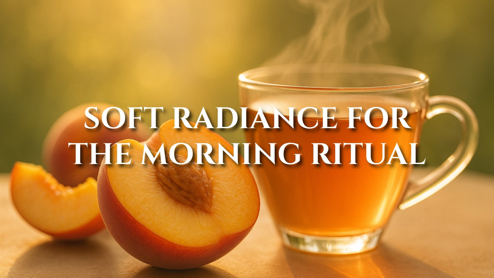 Peach in Herbal Tea: Golden Sweetness and Morning Warmth