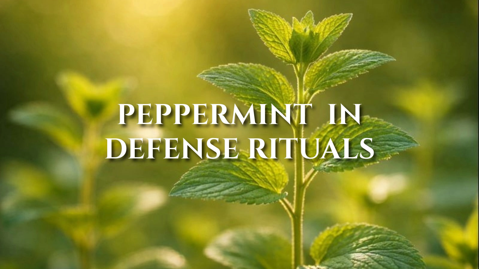 Peppermint in Defense Rituals: Crisp Clarity and Refreshing Lift