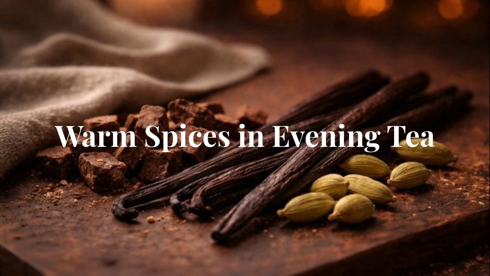 Warm Spices in Evening Tea Rituals: Vanilla, Carob, & Cardamom